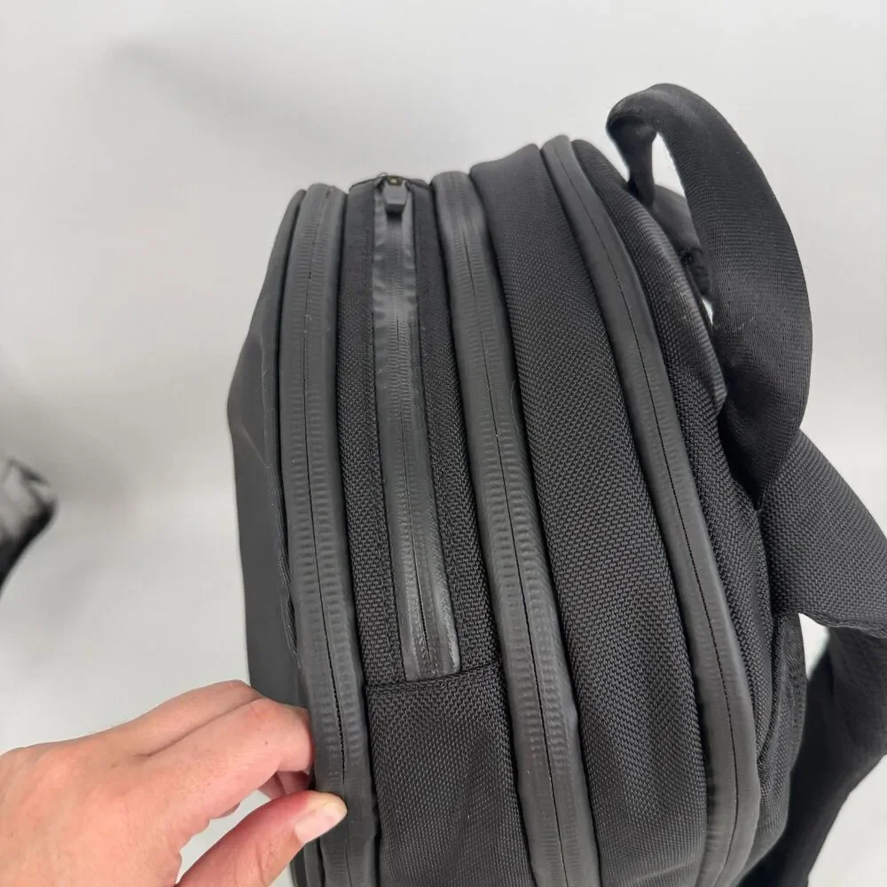 Aer Tech Pack 2 Travel Laptop Backpack 14.8L Black Cordura Quiet Luxury